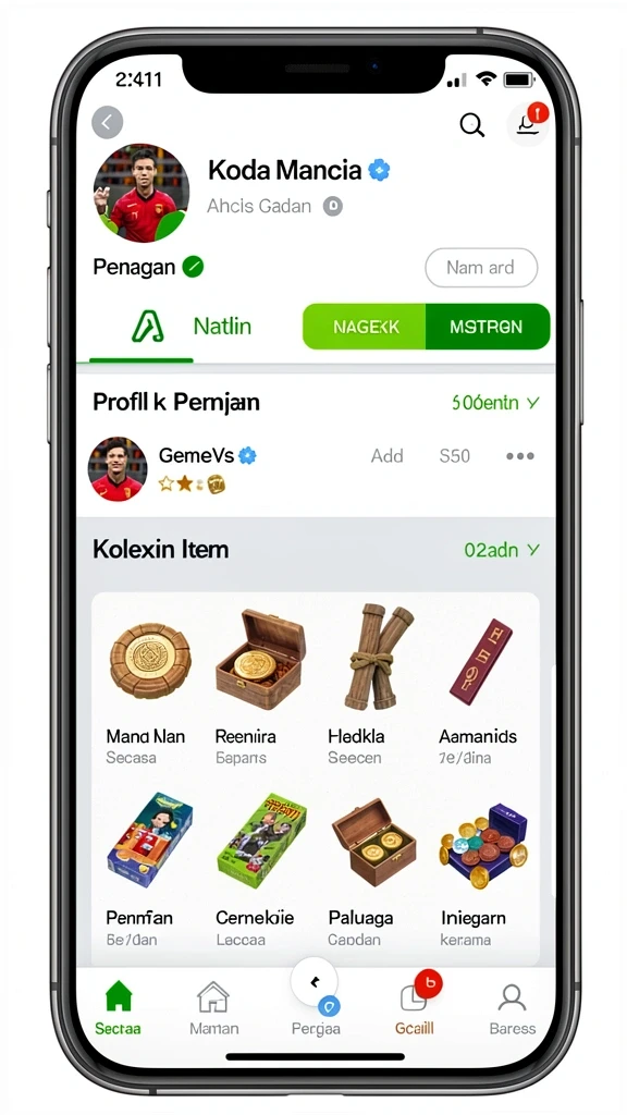 Halaman detail dengan informasi versi, ukuran, dan rating.